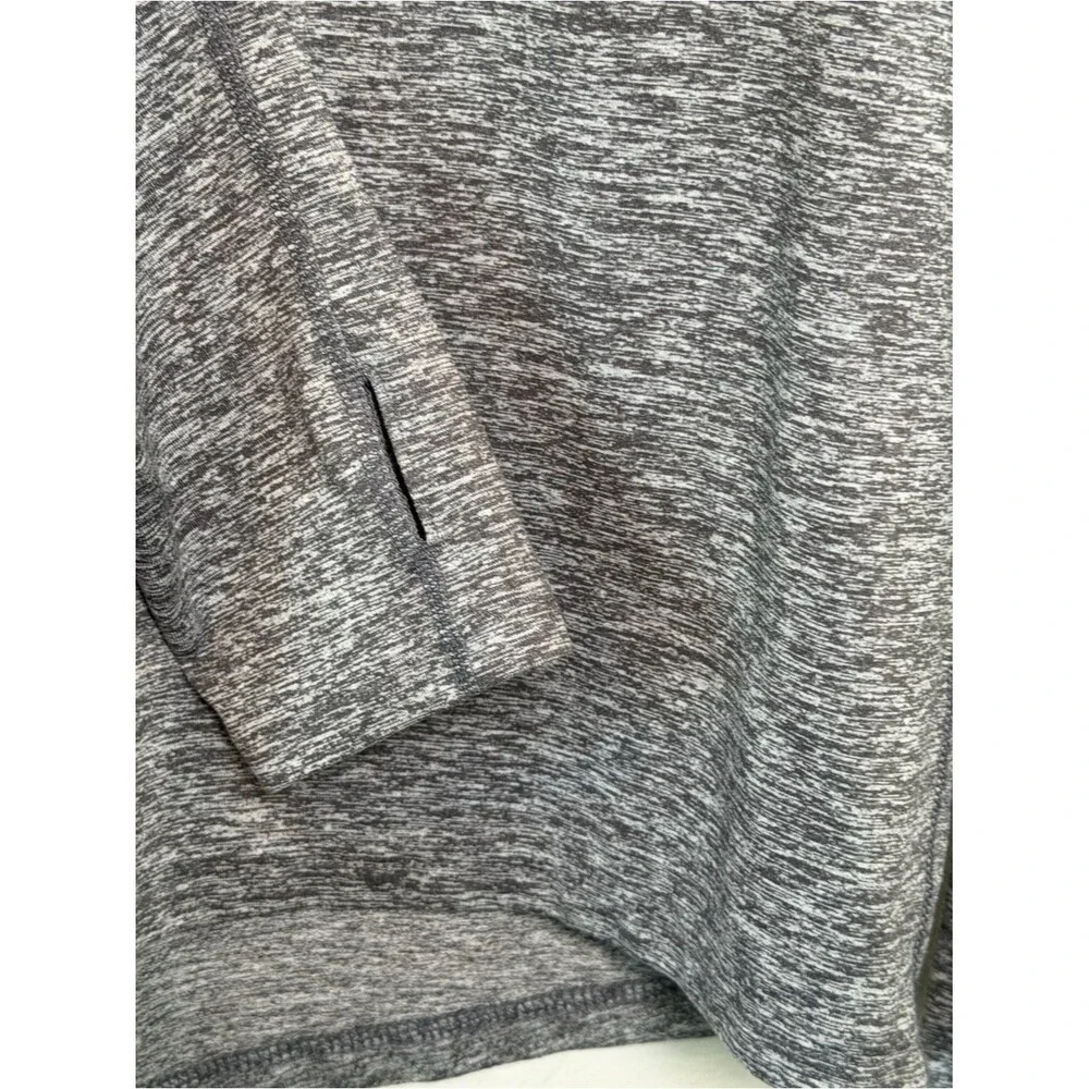 Nike Dri-FIT Men's Running Quarter Zip Pullover Grey Heather Long Sleeve Size M